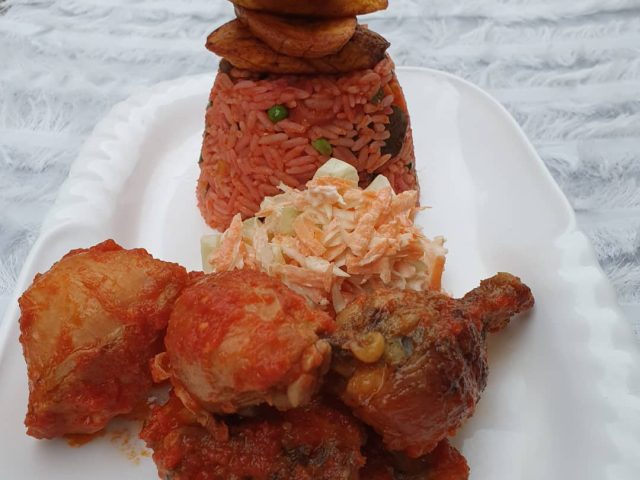 Jollof Rice (Basmati) with Meat