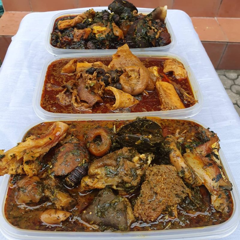 Soups packed to go